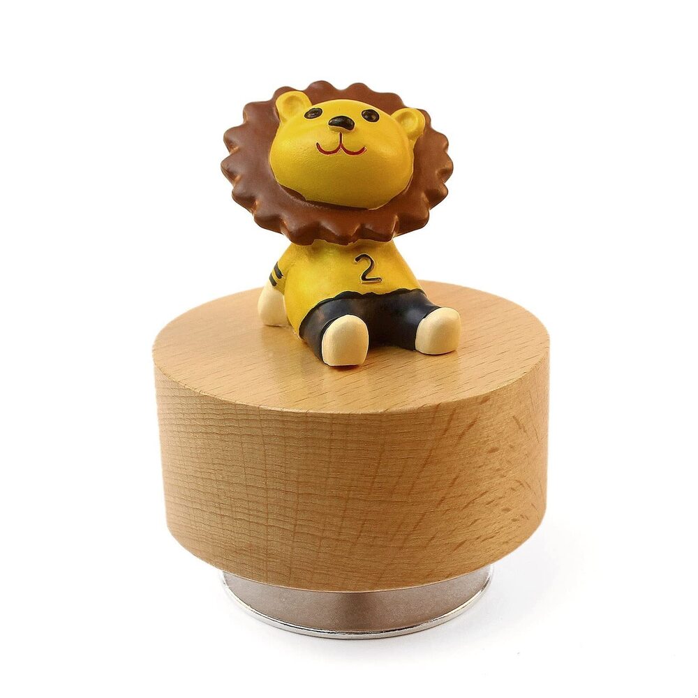 9474 Cute Little Animal Wooden Mechanical Music Box, You are My Sunshine